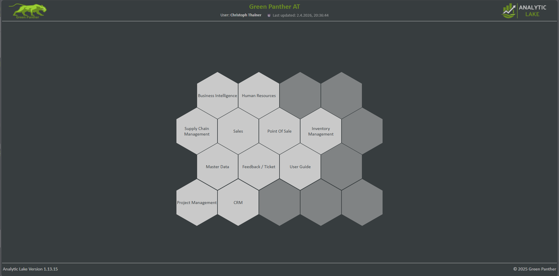 Preview of the Analytic Lake application